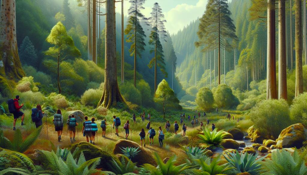 randonnée en fôret de saou : nature et détente