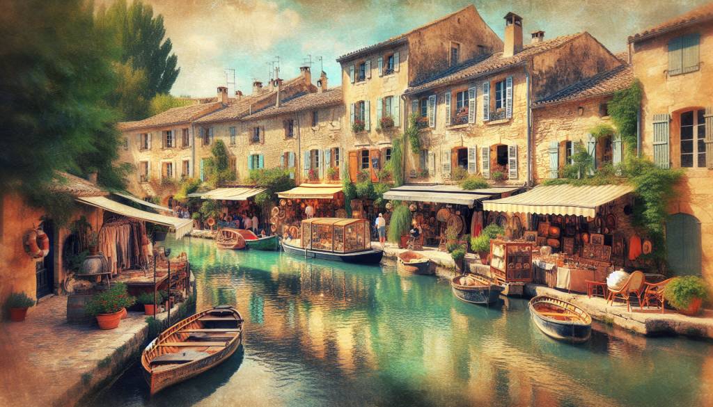 isle sur la sorgue : paradis des antiquaires et des brocanteurs